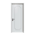 GO-H1018 White Color Solid Rubber Wood Door  Manufacture Red Oak Solid Core Wooden Door